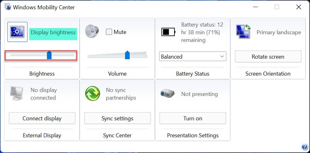 Mẹo thay đổi độ sáng màn hình trên Windows 11 (2)