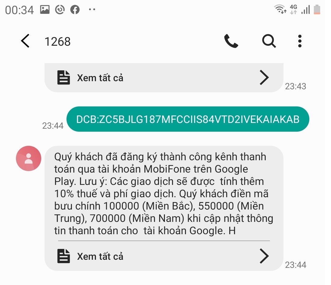 Cách thanh toán ứng dụng Google Play bằng SIM Viettel/MobiFone/Vinaphone