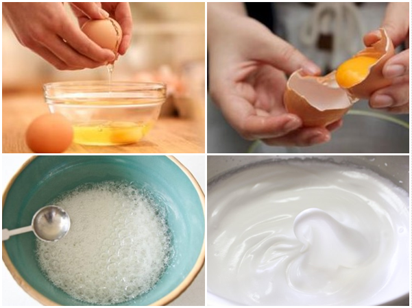 cách làm bánh bông lan bằng nồi cơm điện 1