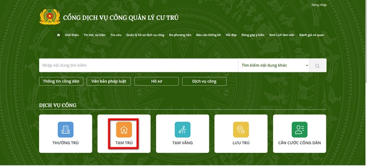 Hướng dẫn đăng ký tạm trú Online cực dễ (1)
