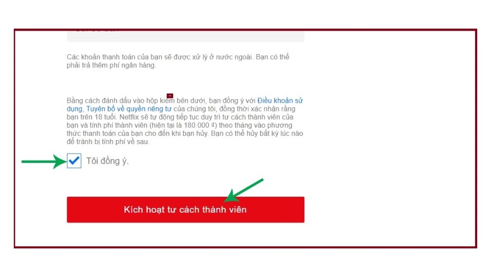 Nhấn vào “Kích hoạt với tư cách thành viên”