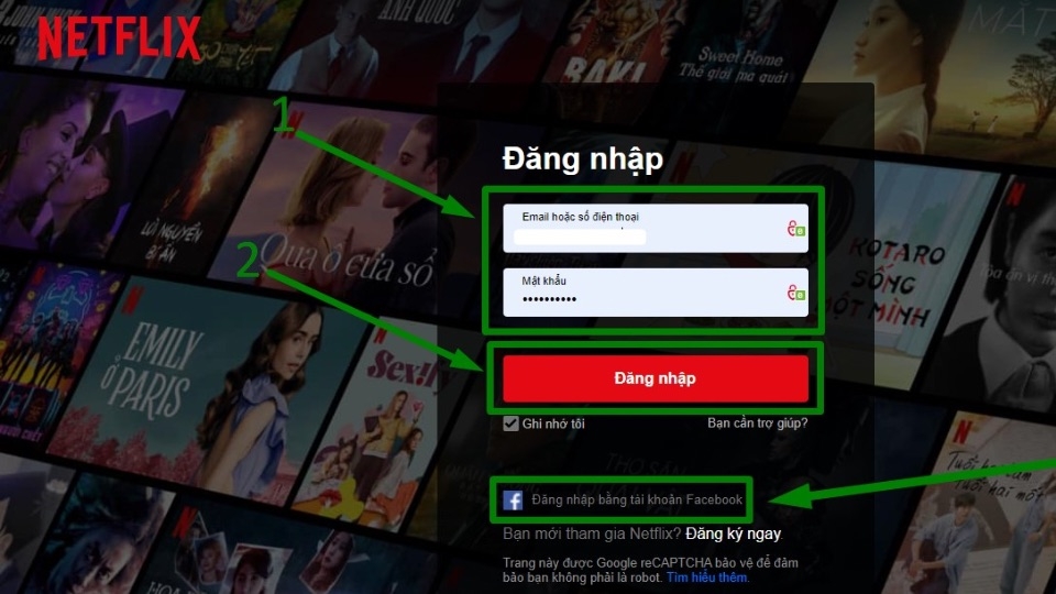 hãy nhập Email hoặc số điện thoại đã đăng ký