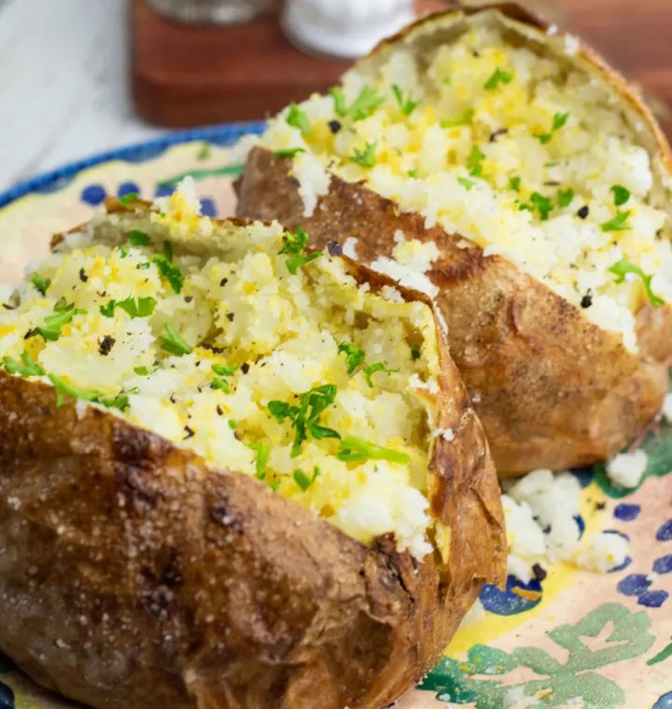 Nướng khoai bằng nồi chiên không dầu