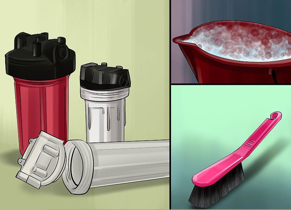 Cách thay lõi lọc nước tại nhà (bước 3)