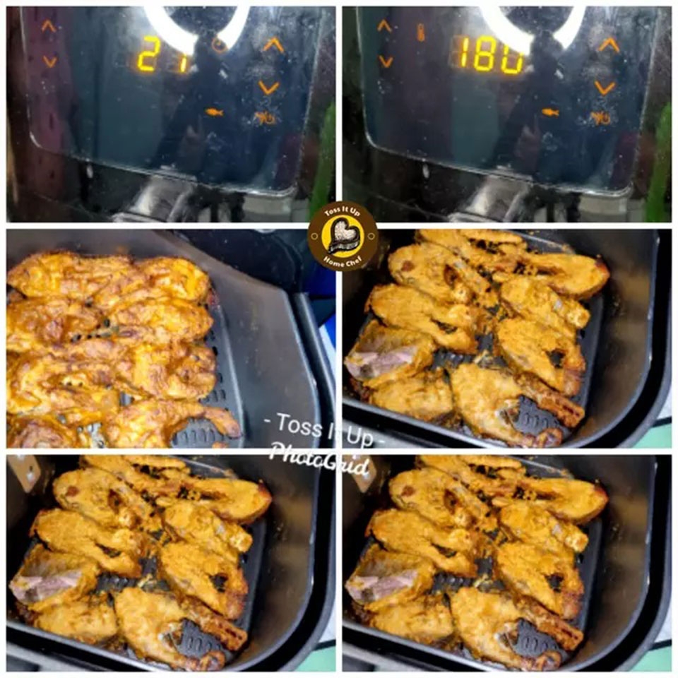 nướng cá bằng nồi chiên không dầu (bước 3)