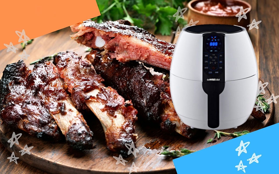 nướng sườn bằng nồi chiên không dầu (ảnh 1)