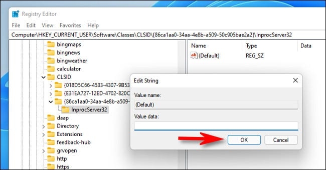 Chỉnh Registry