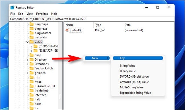 Chỉnh Registry