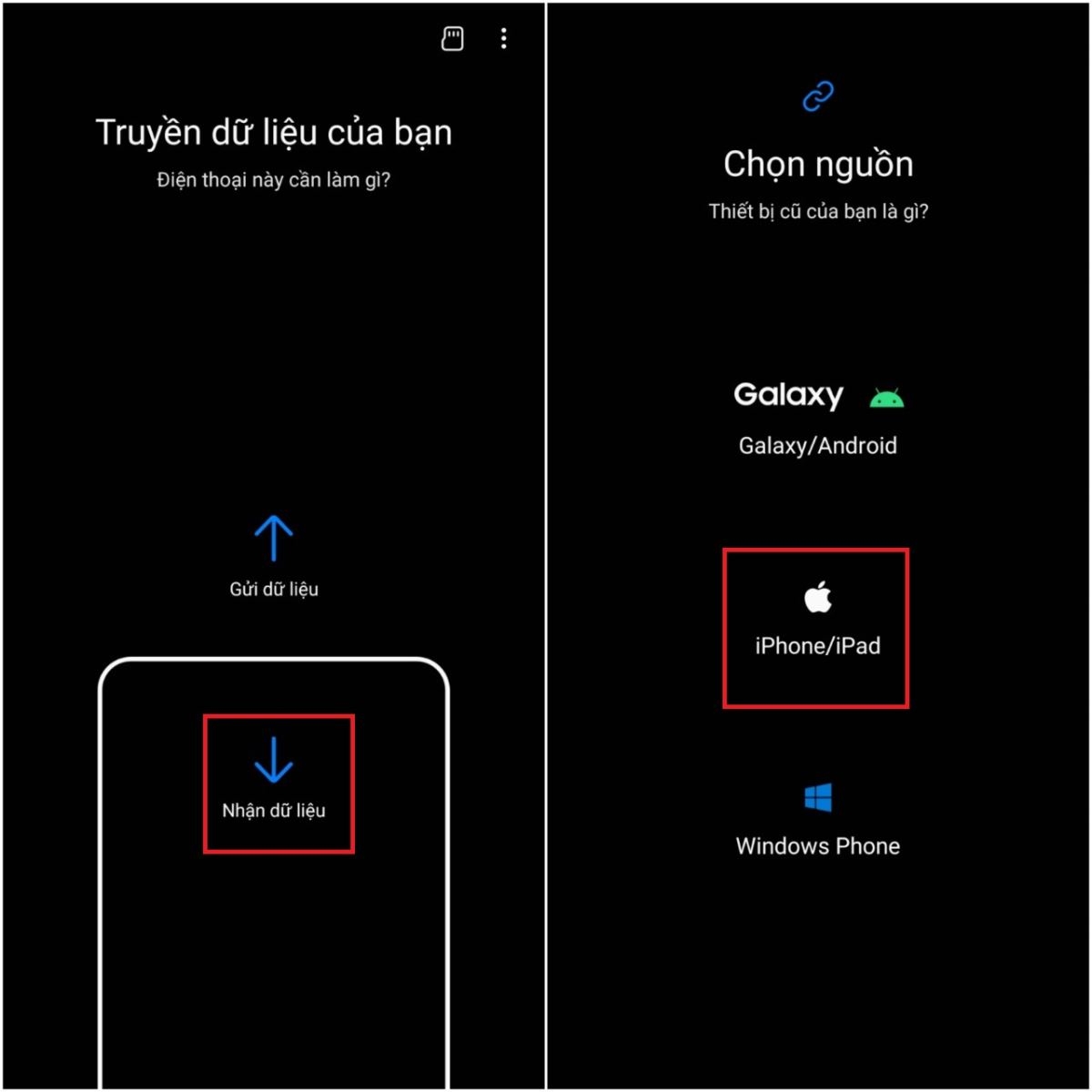 Bỏ túi ngay cách chuyển dữ liệu từ iPhone sang điện thoại Samsung cực nhanh chóng (4)