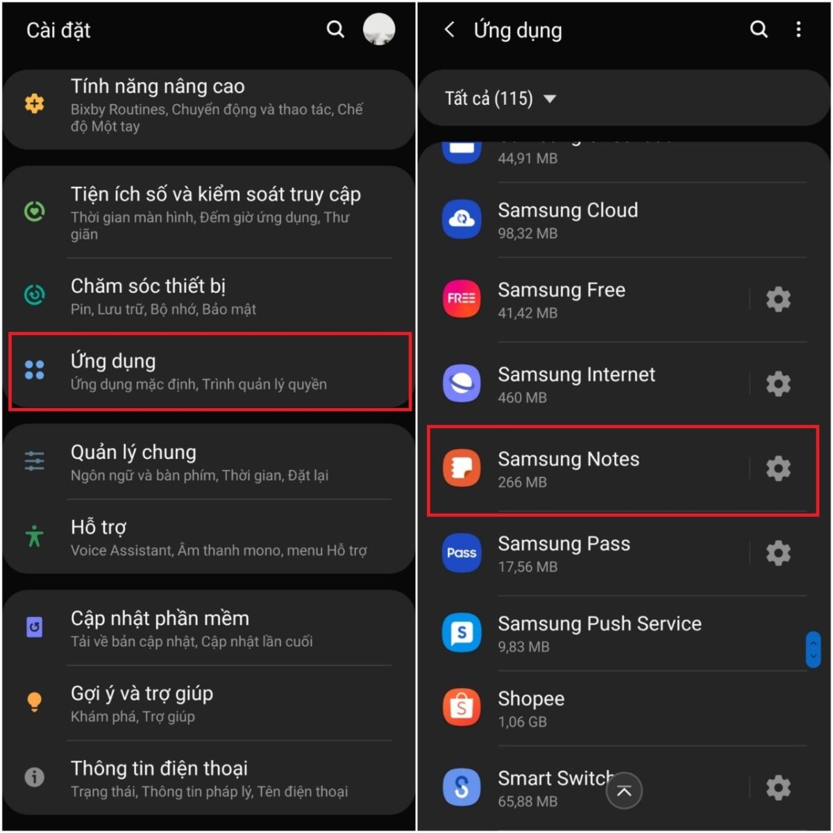 Đây là 5 cách khắc phục ứng dụng Samsung Notes bị lỗi đơn giản, hiệu quả (10)