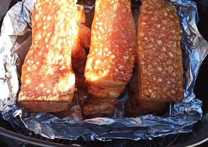 cách làm heo quay bằng nồi chiên không dầu - hình 4