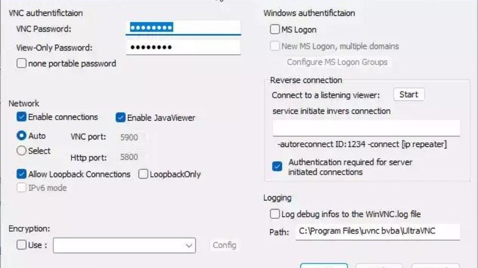Phần mềm Ultra VNC