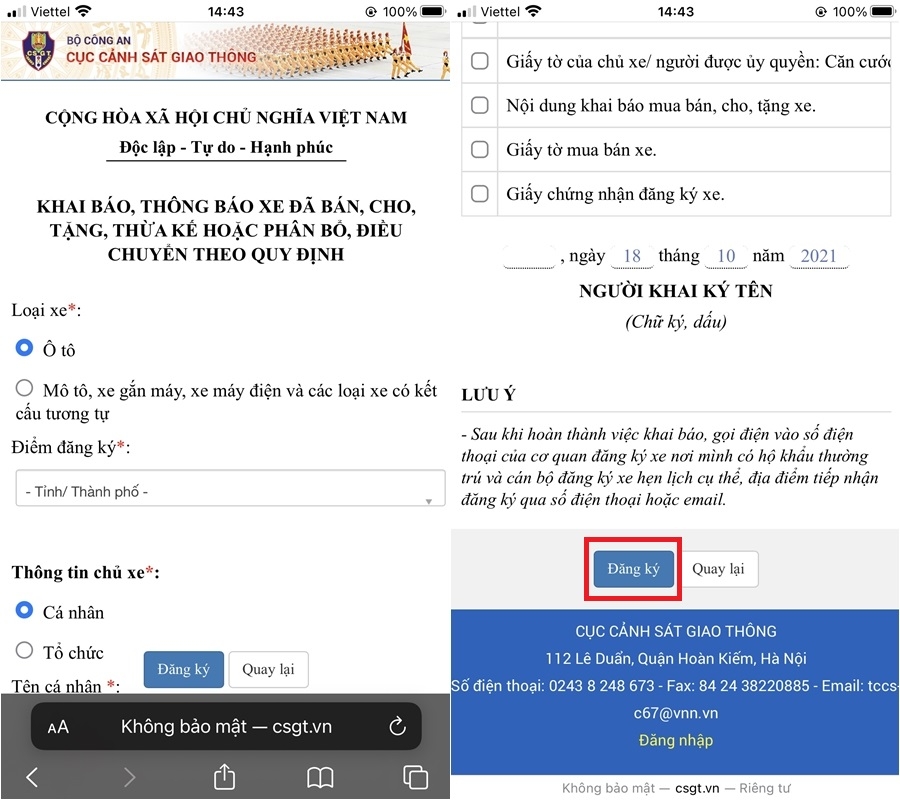 Hướng dẫn cách làm giấy tặng xe online ngay tại nhà cực tiện lợi và nhanh chóng (4)