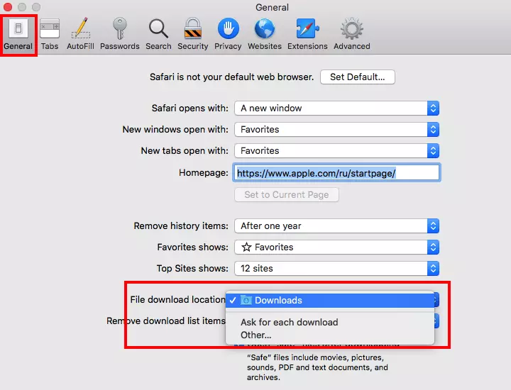 Hướng dẫn quản lý các tệp tải xuống Safari trên máy Mac (1)