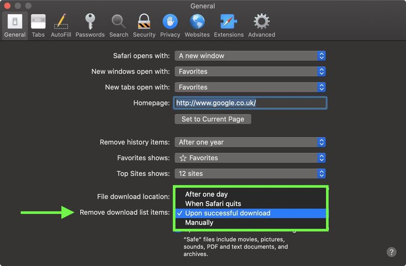 Hướng dẫn quản lý các tệp tải xuống Safari trên máy Mac (6)