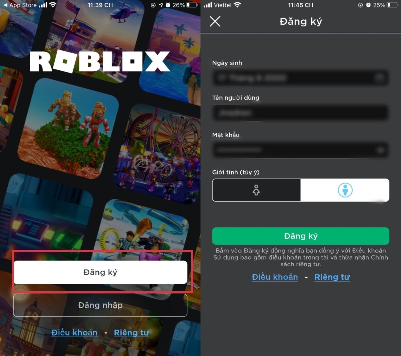 Cách chơi trò chơi Squid Game trên Roblox bằng điện thoại (2)