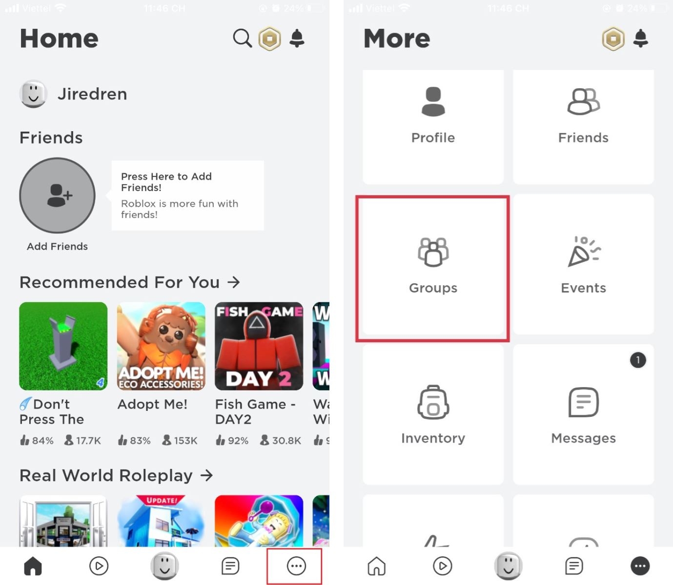 Cách chơi trò chơi Squid Game trên Roblox bằng điện thoại (3)
