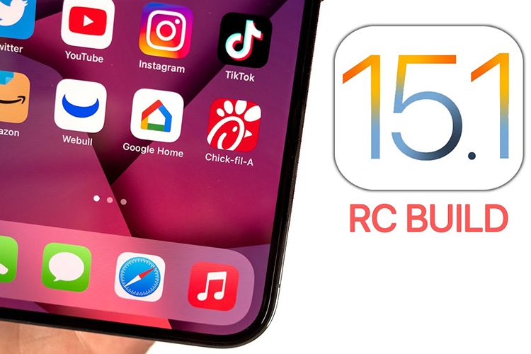iOS 15.1 và iPadOS 15.1 RC được phát hành cho các nhà phát triển