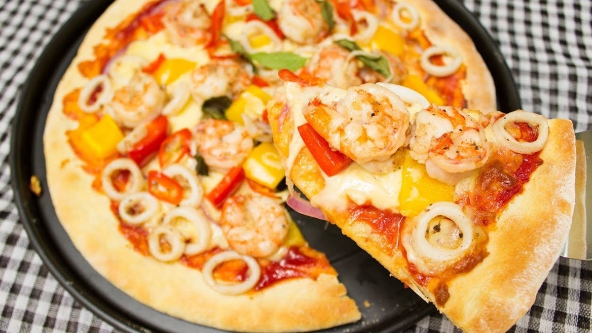 làm pizza bằng nồi chiên không dầu - hình 4