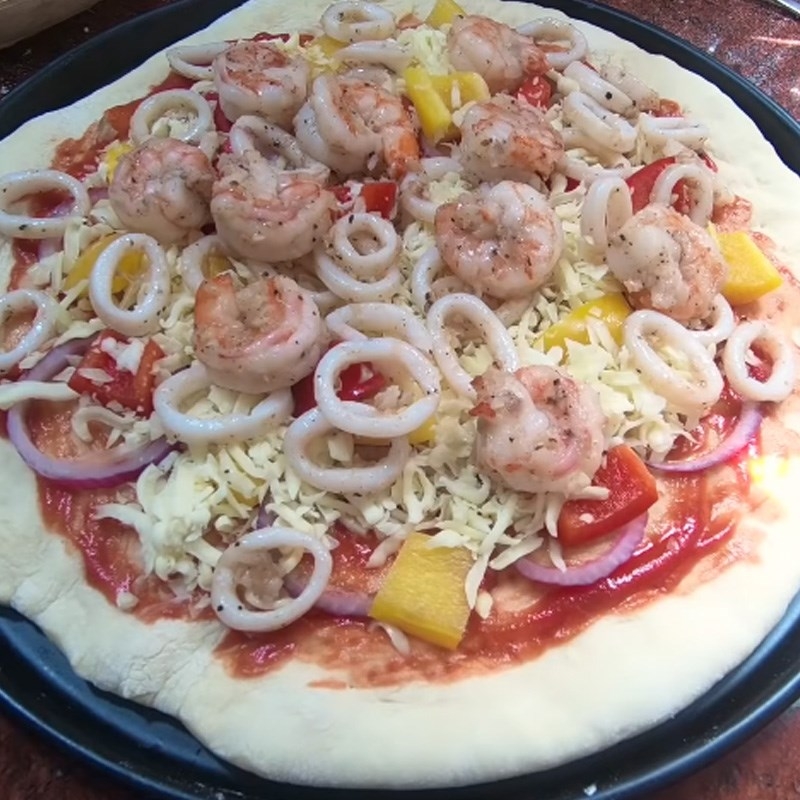 làm pizza bằng nồi chiên không dầu - hình 3