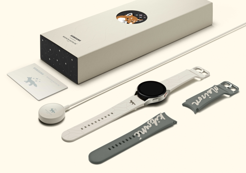Samsung giới thiệu Galaxy Watch4 và Buds2 phiên bản Maison Kitsuné