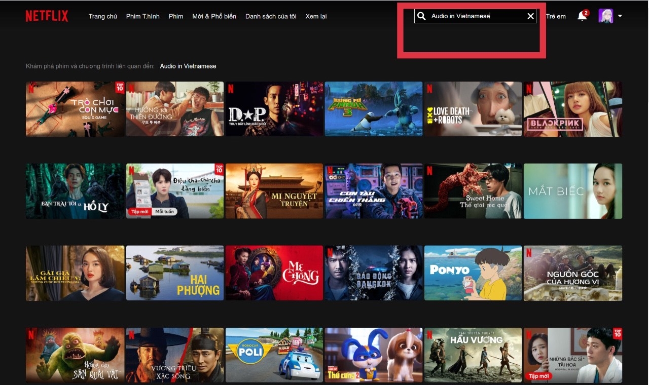 Cách tìm phim thuyết minh trên Netflix cực dễ bằng máy tính, điện thoại (3)