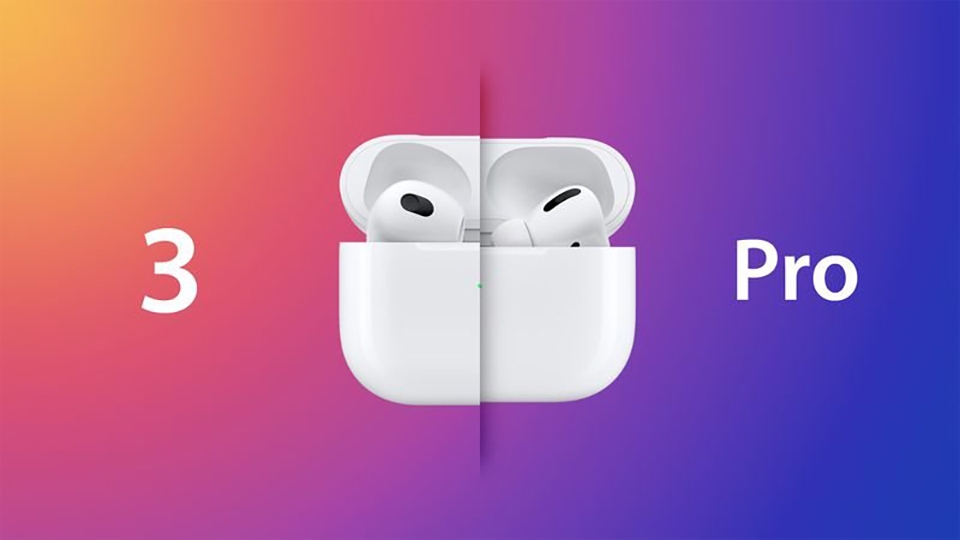 So sánh AirPods 3 và AirPods Pro (ảnh 1)