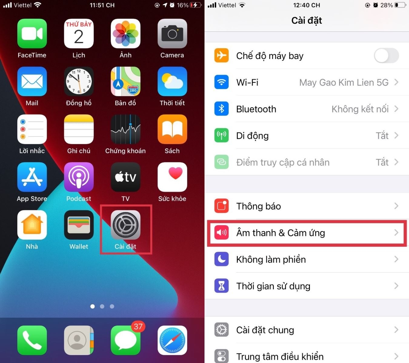Cách khắc phục lỗi mất phim volume trên iPhone (2)