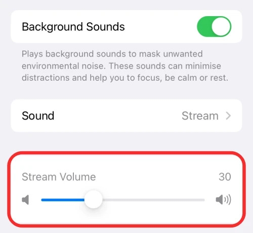 Tất tần tật về cách sử dụng Background Sounds trên iOS 15 (8)