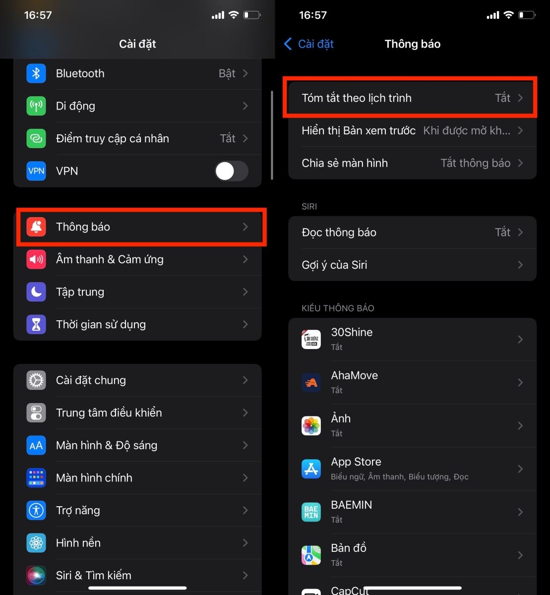 Cách sử dụng và kích hoạt tính năng Notification Summary (1)