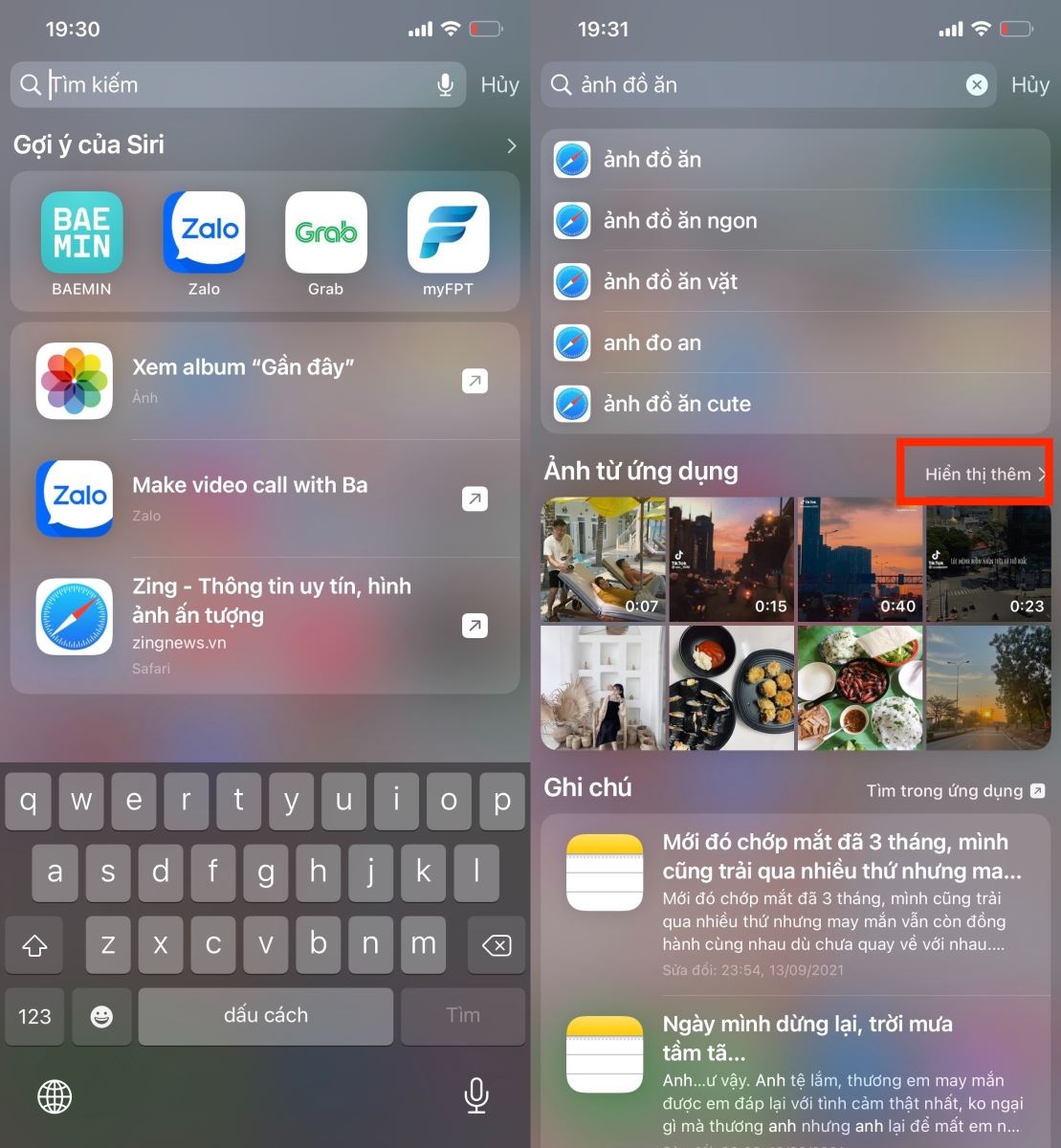 Cách tìm kiếm ảnh bằng Spotlight trên iPhone (3)