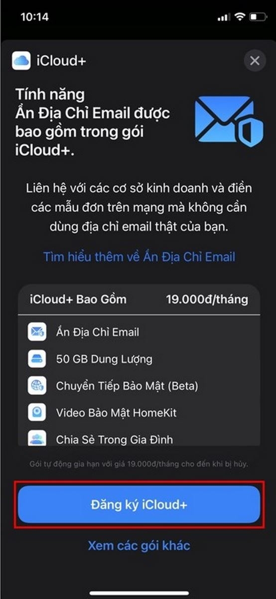 Cách ẩn địa chỉ Email trên iOS 15 cực đơn giản (5)