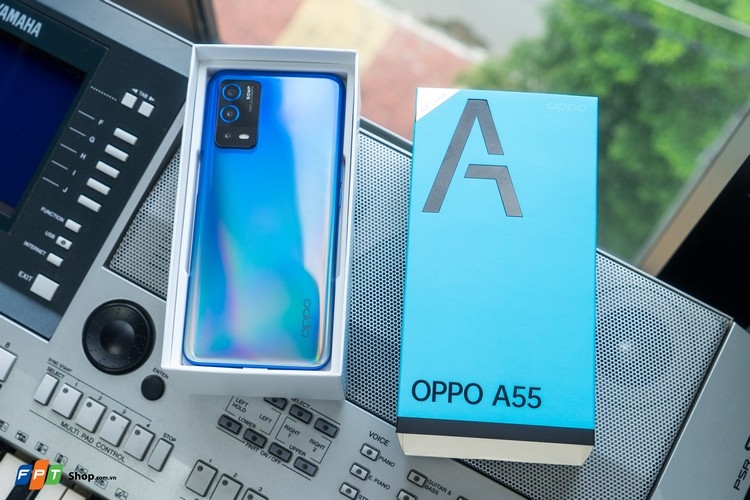 Trên tay OPPO A55: Camera AI 50MP siêu sắc nét, pin trâu, thiết kế trẻ trung, giá hấp dẫn