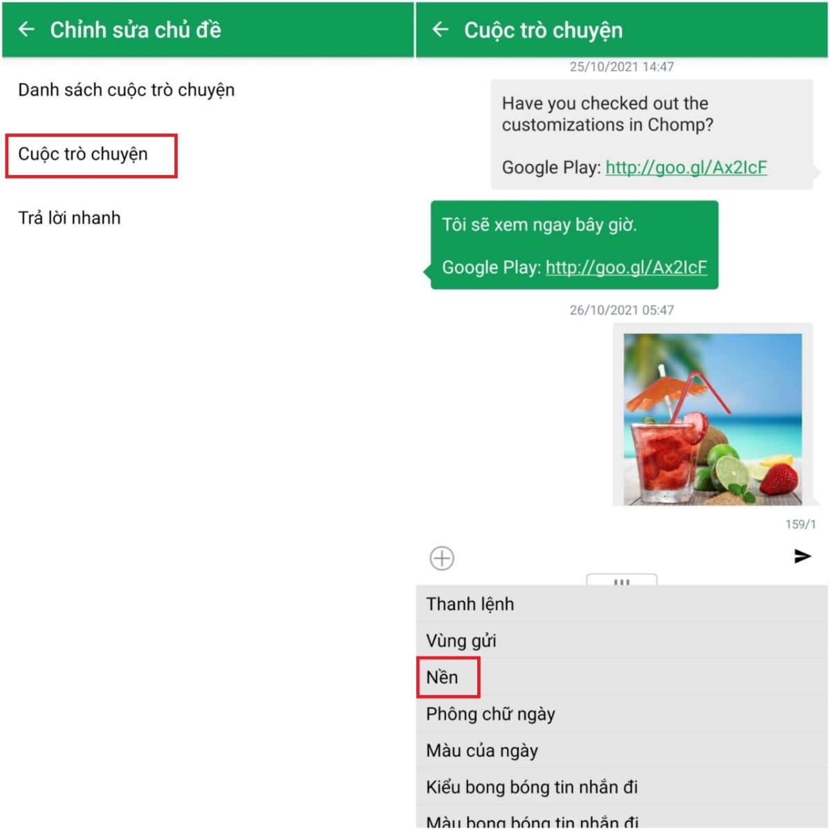 Đây là cách thay đổi hình nền tin nhắn trên điện thoại Android bạn không nên bỏ qua (3)