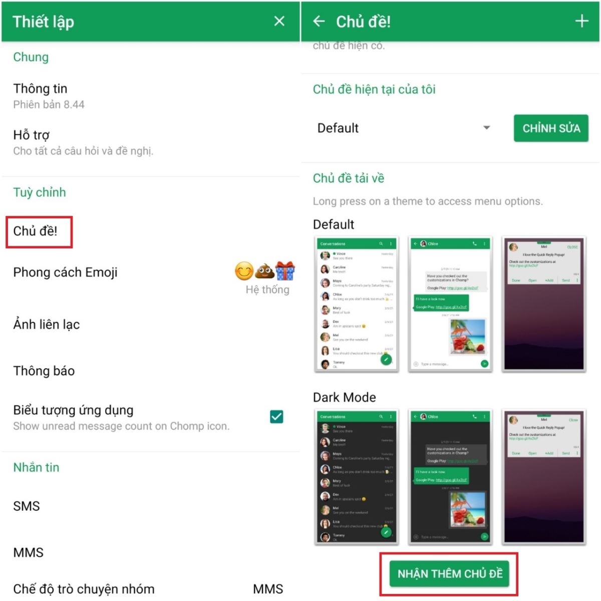 Đây là cách thay đổi hình nền tin nhắn trên điện thoại Android bạn không nên bỏ qua (6)