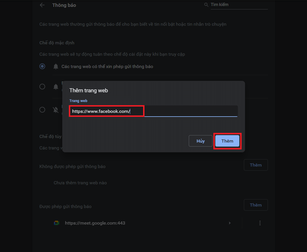 Hướng dẫn cách chặn thông báo trang web trên Google Chrome (5)