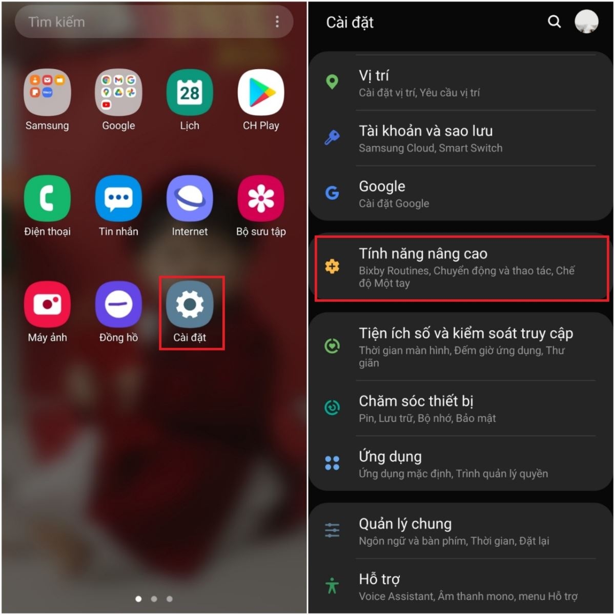 Hướng dẫn cách bật, tắt chế độ chạm 2 lần để mở khóa trên điện thoại Samsung (2)