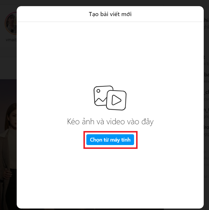 Cách đăng ảnh lên Instagram bằng máy tính (Ảnh 2)