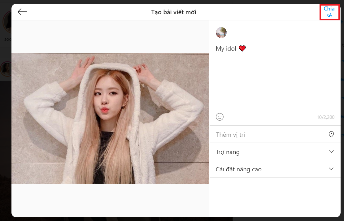 Cách đăng ảnh lên Instagram bằng máy tính (Ảnh 4)