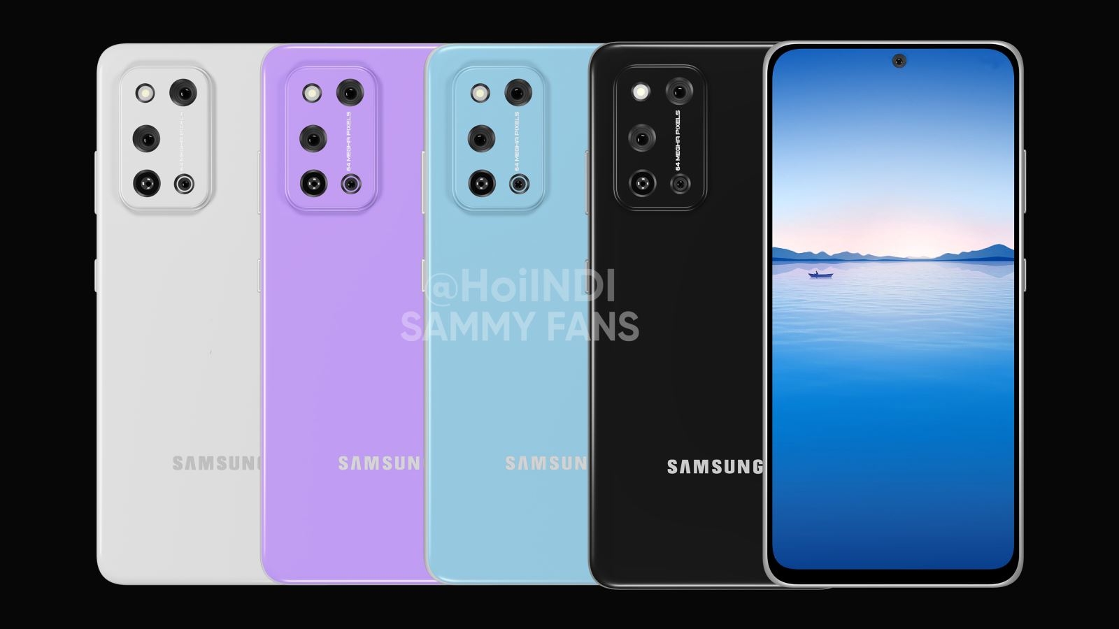Xuất hiện concept Samsung Galaxy A53 với 4 màu sắc trẻ trung