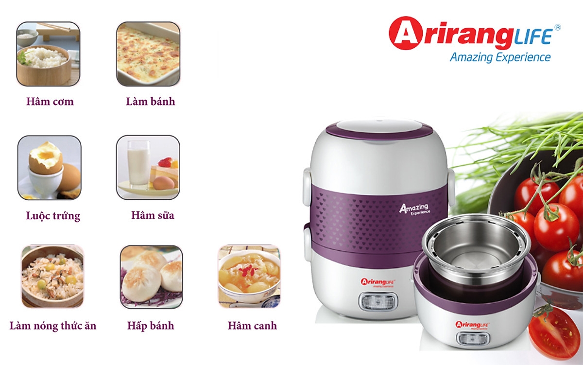 Hộp cơm giữ nhiệt Arirang Life EL-ALS263