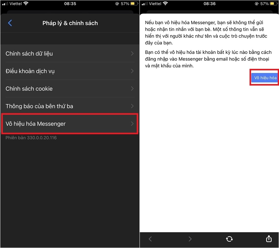 Hướng dẫn cách vô hiệu hóa Messenger trên điện thoại đơn giản, nhanh chóng (8)