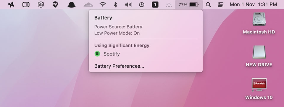 Kích hoạt Low Power Mode Kích hoạt Low Power Mode