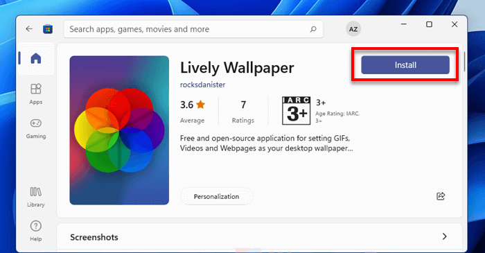 Cách cài đặt hình nền động trong Windows 11 (1)