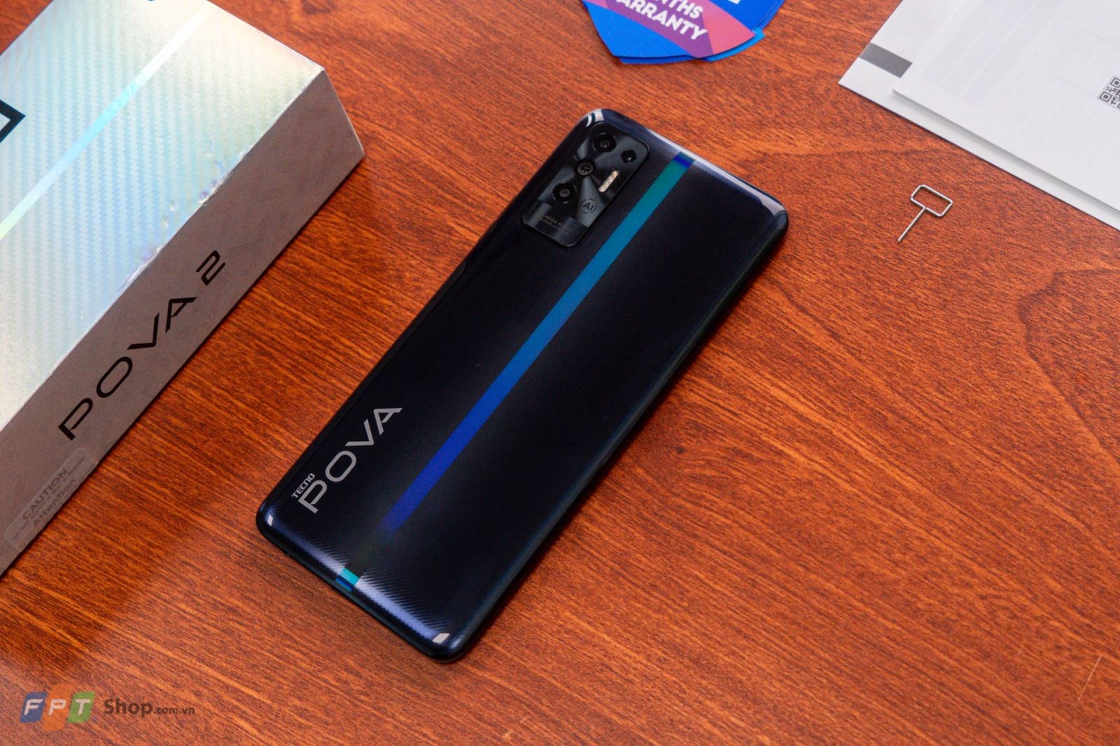Trên tay Tecno Pova 2: Pin 7.000mAh, Helio G85, 4 camera 48MP, giá từ 4.29 triệu đồng