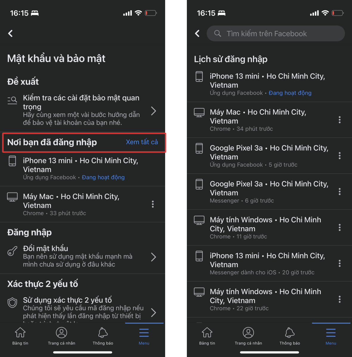 làm sao để biết người khác vào messenger 2