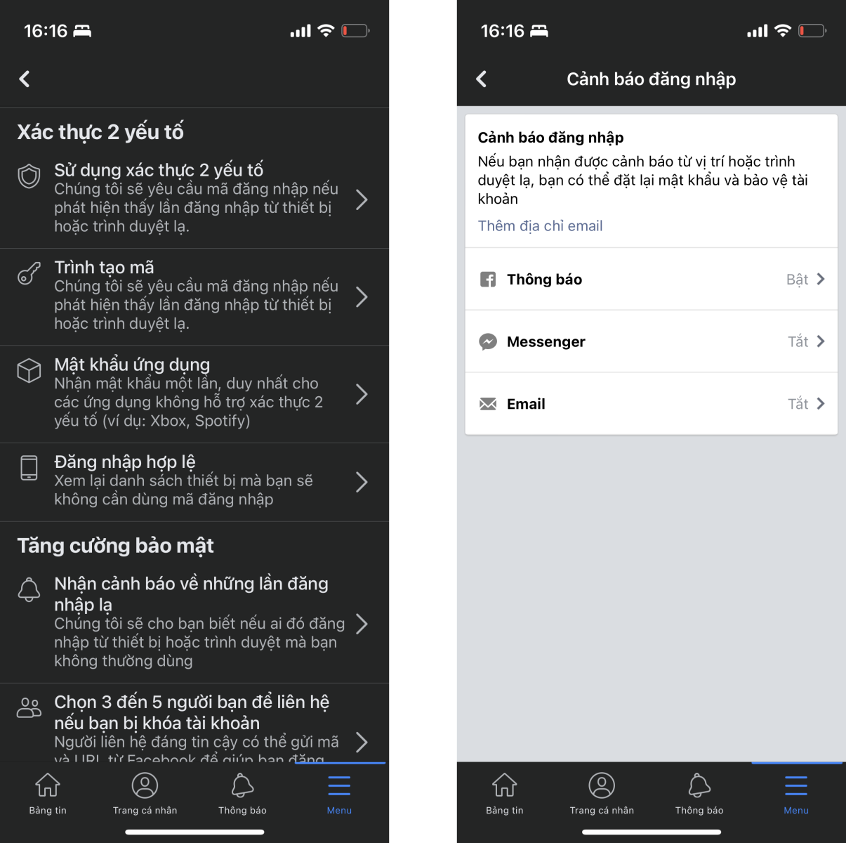 làm sao để biết người khác vào messenger 4