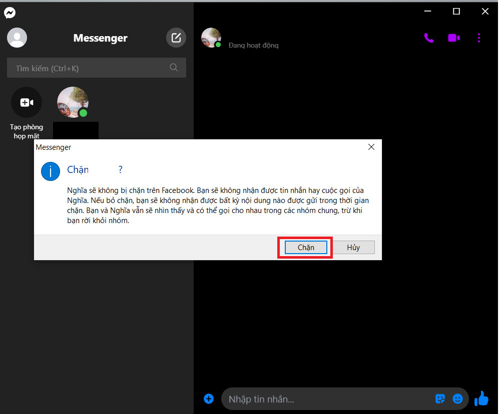 Cách chặn, bỏ chặn tin nhắn trên Messenger vô cùng đơn giản (2)