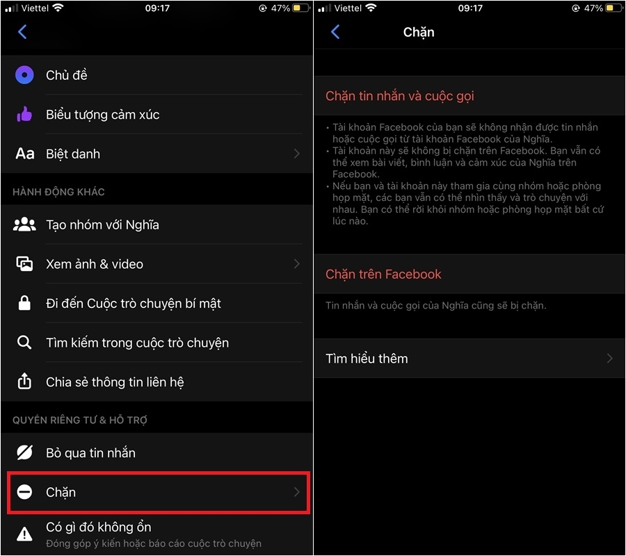 Cách chặn, bỏ chặn tin nhắn trên Messenger vô cùng đơn giản (3)