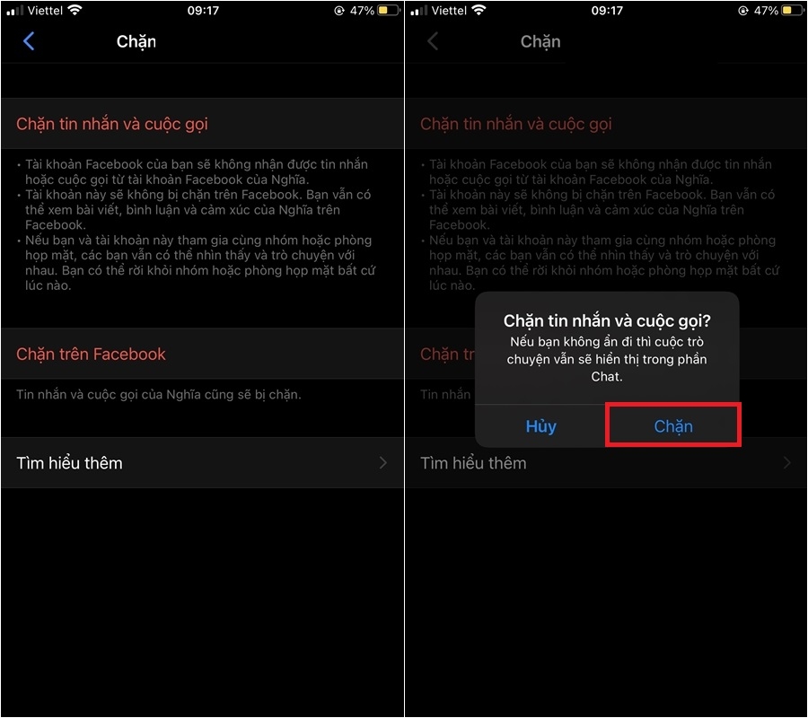 Cách chặn, bỏ chặn tin nhắn trên Messenger vô cùng đơn giản (4)